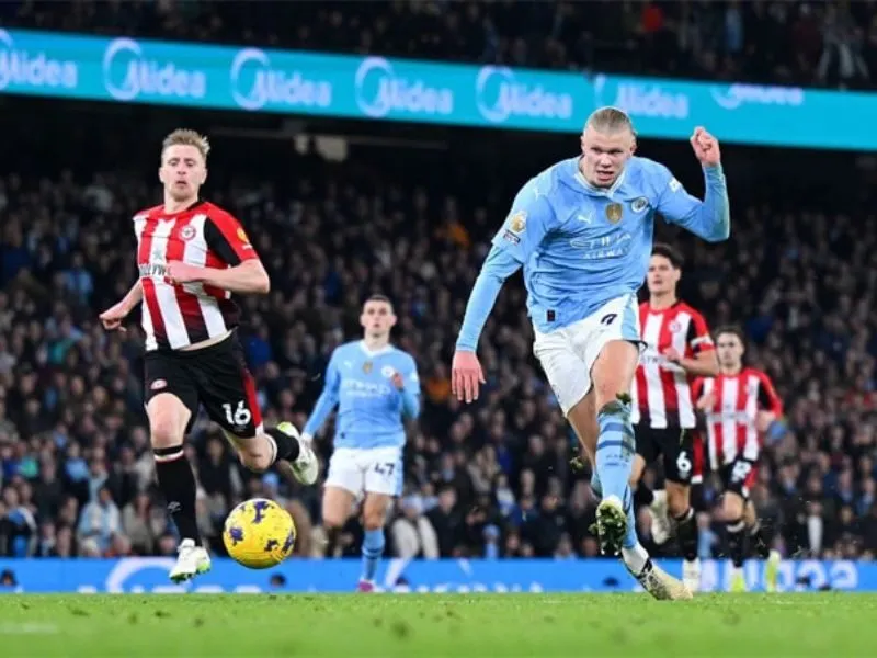 Thống kê đội hình Brentford gặp Man City qua từng trận