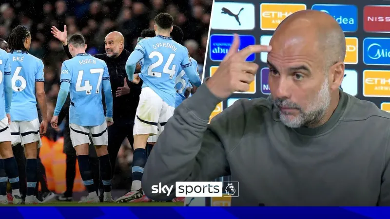 Biến thể chiến thuật của đội hình Man City thời Pep Guardiola